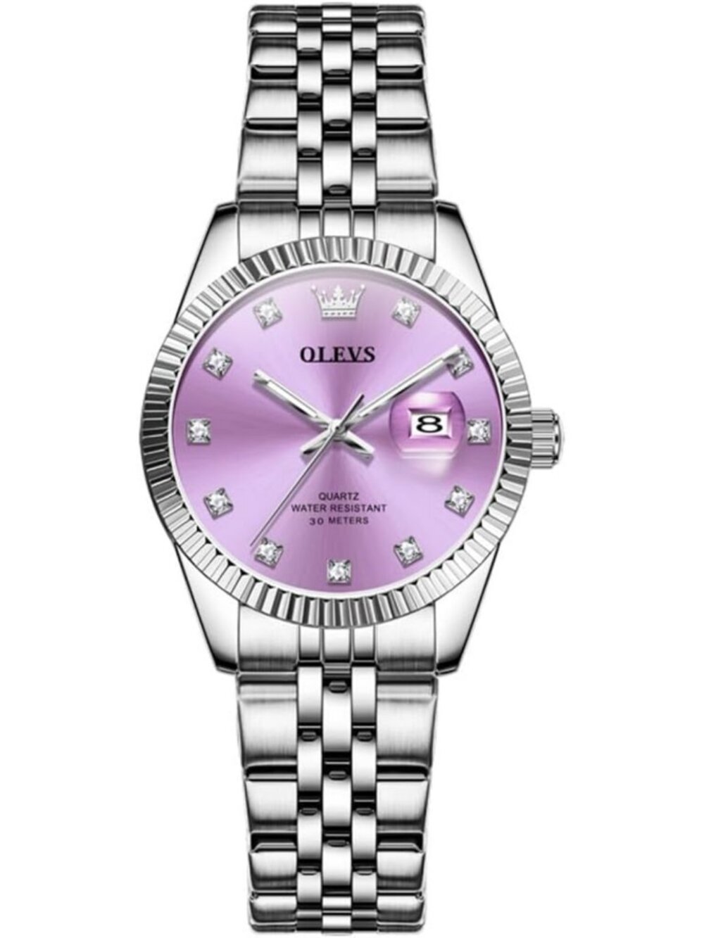 Elegant Women's Analog Quartz Watch - Two-Tone Stainless Steel, Waterproof